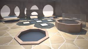 Image 3d Projet Patio De Maison Architecture Bathroom