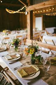 14 rustic wedding table decorations we love. 61 Beautiful Barn Wedding Table Settings Weddingomania