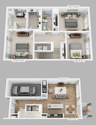 50 two bedroom 3d floor plans 50 one bedroom 3d floor plans 50 studio 3d floor plans. 16 Daunting Master Bedroom Remodel Rustic Ideas Small House Plans Sims House Plans 3d House Plans