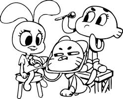 Mom, dad, anais, darwin and, of course, gumball. Gumball And Darwin Coloring Pages Learny Kids