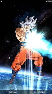 Goku ultra instinct gif goku ultrainstinct dragonballsuper discover share gifs. Goku Mastered Ultra Instinct Live Wallpaper 3d For Android Apk Download