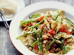 Salade De Pates Aux Haricots Verts Et Au Thon Salade De Pates Recette Salade Salade Pates Thon