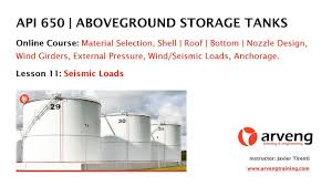 Api 653 has a lower safety factor. Api 650 Design Of Storage Tanks Online Course Lesson 11 Youtube