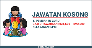 Jawatan kosong pembangunan sumber manusia berhad. Kerja Kosong Pembantu Guru Taska Setia Mu Mohon Online