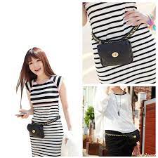 Waist bag pria eibag bandung harga murah berkualitas. Tas Pinggang Wanita Luxury Waist Bag 1534 Blue Jakartanotebook Com