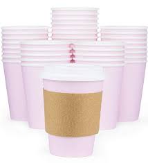 Amazon Com Glowcoast Disposable Coffee Cups With Lids 12 Oz To Go Coffee Cup 110 Pack Large Travel C Disposable Coffee Cups To Go Coffee Cups Coffee Cups