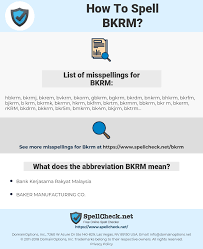 We did not find results for: How To Spell Bkrm And How To Misspell It Too Spellcheck Net