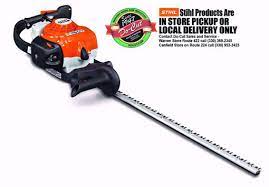What is the best gas powered hedge trimmer? Hs87t 40 Stihl 22 7cc 40 Single Sided Hedge Trimmer With T Blade Large Selection At Power Equipment Warehouse Power Equipment Warehouse