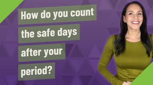 If your shortest cycle was 21 days and your longest 33, your first unsafe day is 4 and your last unsafe day is 23. How Do You Count The Safe Days After Your Period Youtube