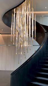 Flux By Haberdashery Video Chandelier Design Modern Modern Luxury Lighting Staircase Lighting Ideas