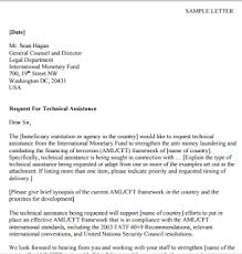Request For Technical Assistance Letter Lettering Rental Agreement Templates Financial Assistance