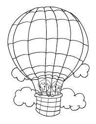 Simple hot air balloon coloring pages. Coloring Pages Simple Hot Air Balloon Coloring Pages