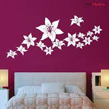 Find great deals on ebay for wall stickers flowers white. White Flower Floral Wall Sticker For Home Decor Wallmantra