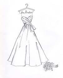 Design To Draw Draw Pattern Custom Wedding Dress Sketch By Drawthedress On Etsy 50 00 Draw Pa Wedding Dress Drawings Dress Drawing Easy Dress Sketches