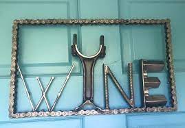 Made To Order Metal Signs Handcrafted Metal Signs Welded Out Of All Recycled Materials I Can Write Any Word You Li Metal Working Metal Signs Welding Design