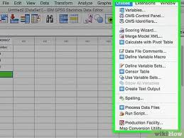How To Enter Data In Spss 8 Steps With Pictures Wikihow