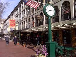 It measures approximately 7 1/2 in diameter, 5 1/4 opening at the top, 7 tall. Durgin Park Wikipedia