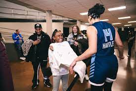 Bria Hartley | Week 3 with the blue squad 💙🥶 @auprobasketball | Instagram