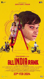 Sacred Games and Masaan writer Varun Grover marks his theatrical debut as a  director with All India Rank; Poster Out Now!, _All India Rank to release  theatrically