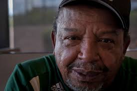 We are here!' From a blue dot in a sea of red comes a hopeful pitch for a  politician's visit.