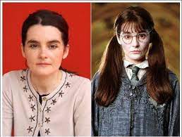 Did You Know The Actress Shirley Henderson Who Played The 14 Year Old Moaning Myrtle The Ghost In The Bathro Harry Potter Series Fashion Moaning Myrtle