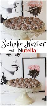Schoko Nest Nutella Kuchen Ganz Ohne Backen Nutella Kuchen Nutella Backen Mit Nutella