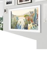 Una cornice di cartone gesso per una tv. The Frame 2021 Design Rispecchia Il Tuo Stile Samsung Italia