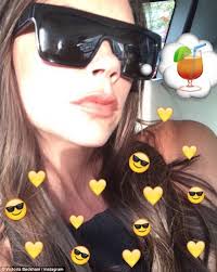 Victoria Beckham Works Wide Leg Trousers Into Her Office Wardrobe Victoria Beckham Sunglasses Victoria Beckham Beckham