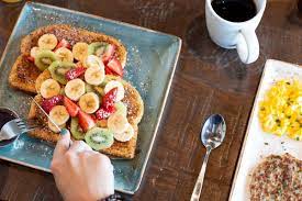 23.5% fat, 63.4% carbs, 13.1% protein. First Watch Our Floridian French Toast Is The Greatest Facebook