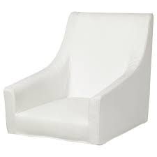 Sakarias Bezug Armlehnstuhl Inseros Weiss Ikea Armlehnstuhl Stuhlhulle Stuhlhussen