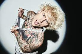 He still calls himself the blonde don. On The Cover Machine Gun Kelly I Ve Been Jumping Up And Down On The Table Believing In Myself For Fucking Ever