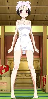 himenokouji akiko, onii-chan dakedo ai sae areba kankeinai yo ne,  absurdres, anime screenshot, highres, stitched, third-party edit,  >:<, 10s, 1girl, :<, annoyed, barefoot, black hair, blush, box,  breasts, cardboard box, chest of