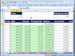 excel magic trick 407 amortization table w variable rate