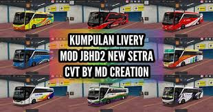 Ini dia koleksi livery bussid sdd yang terkece di tahun 2020. 20 Livery Jbhd2 New Setra Mod Bussid Cvt By Md Creation Payoengi Com