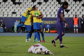 Bajo el mando de tité la canarinha no ha perdido ningún partido por procesos clasificatorios, y querrá mantener ese record. Como Quedo Brasil Vs Peru Goles Resumen Y Mejores Fotos Del Partido Por Copa America 2021 Deporte Total El Comercio Peru