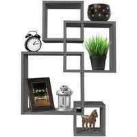 Floating shelves in a kitchen have become extremeley popular option to exclusively using upper enclosed cabinets. Wall Shelves Gray Walmart Com