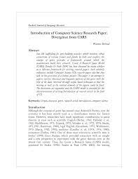 Defining and explaining your concepts. Pdf Introduction Of Computer Science Paper Divergence From Cars