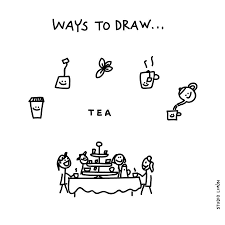 Tea Time Word Of Day 21 Sketch Note Ideen Furs Zeichnen Visualisieren