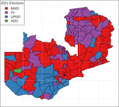 File 2011 Zambia Presidential Election Results By Constituency Svg Wikipedia