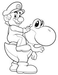 Mario Riding Yoshi Coloring Page From Yoshi Category Select From 25238 Printable Craf Pokemon Coloring Pages Super Mario Coloring Pages Cartoon Coloring Pages