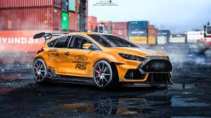 Ford Focus Rs 2015 Tuning Emil Arts Ford Focus Ford Focus Rs 2015 Ford Focus Rs