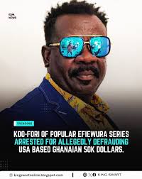 The TRUTH behind Koo Fori's arrest uncovered; Over $40,000 kalabuley moves  plus many other dirty secrets Koo-Fori was apprehended and is currently in  custody. His court appearance, initially set for May 9,