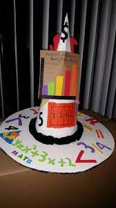 Math Hat Project By Bianca A Rivas 6th Grade Math Day School Activities Maths Day