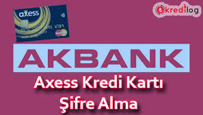 Akbank'ın farklı özelliklere sahip kredi kartları içinden kendinize uyan birini seçerek. Akbank Axess Kredi Karti Sifresi Nasil Alinir Kredilog Com