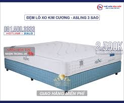 Đệm Lò Xo Kim Cương ASLING 3 Sao - VÔ ĐỊCH VỀ GIÁ