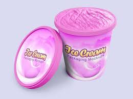Free Download Ice Cream Bucket Mockup On Vectogravic Design Packaging Mockup Ice Cream Packaging Mockup