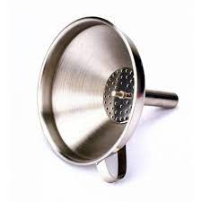 Tablecraft® stainless steel wine funnel & strainer. 8 Oz Stainless Steel Funnel With Strainer Bed Bath Beyond