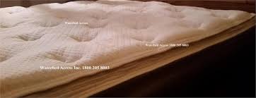 Without a waterbed mattress pad, body oils can break down the vinyl and cause it to crack. Bamboo Euro Top Zipper Cover For Hardside Waterbed Mattress