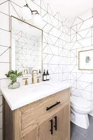 Leclair Decor Powder Room Styling Wallpaper Interior Design Firm Ottawa Bathroom Wallpaper Trends Powder Room Design Wallpaper Interior Design