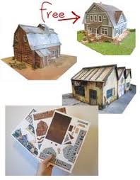 Sie können einen bestimmten bogen auch zweimal ausdrucken und dann bei einem die fenster und türen ausschneiden. 42 Kartonmodelle Ideen Papiermodell Bastelbogen 3d Papier